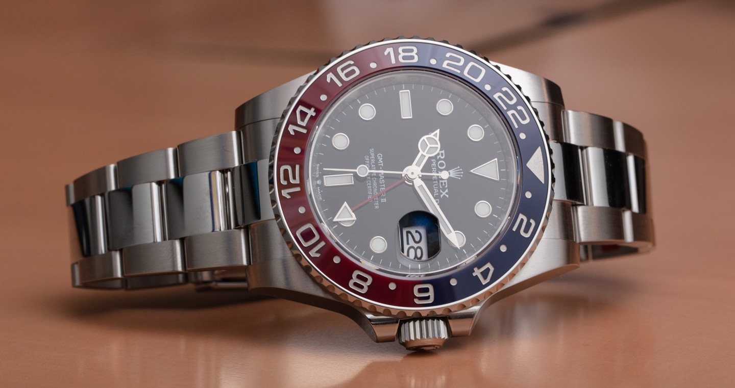 Praktické hodinky s náramkem Steel Repliky Rolex GMT-Master II ‚Batman‘ & ‚Pepsi‘ 126710 Oyster