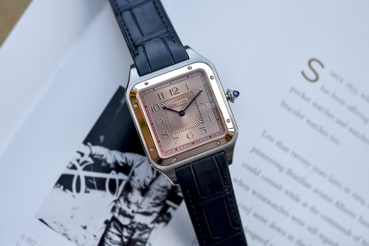 Repliky Cartier Santos-Dumont XL Limitovaná edice 2021 Steel-and-Gold